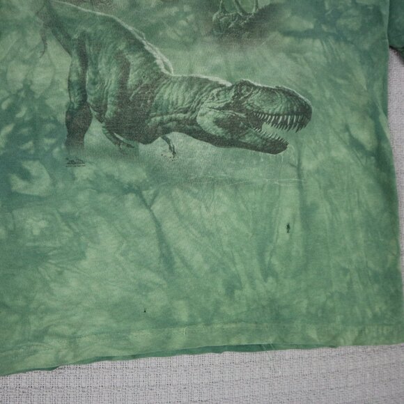 The Mountain Youth Large Dinosaur Green Tee 100% Cotton - Picture 3 of 6